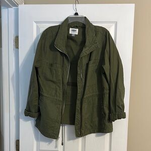 Old Navy Forest Green Utility Jacket